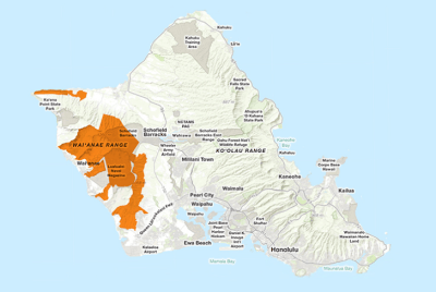 On Oahu, Hawaiian Electric's initial public safety power shutoff plan for wildfires is restricted to parts of the Leeward Coast.
